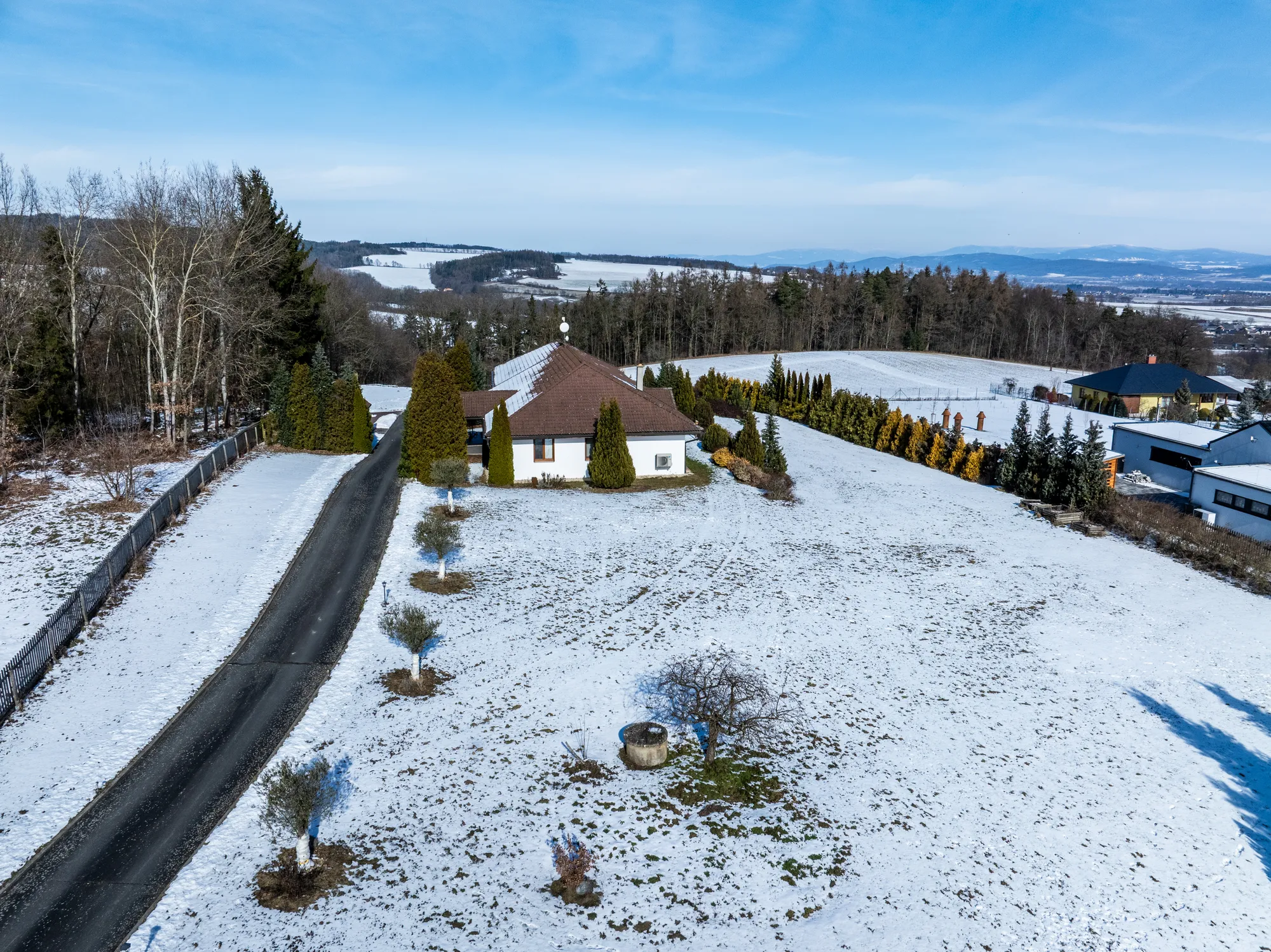 Rezidence Pavlov - zimní panorama