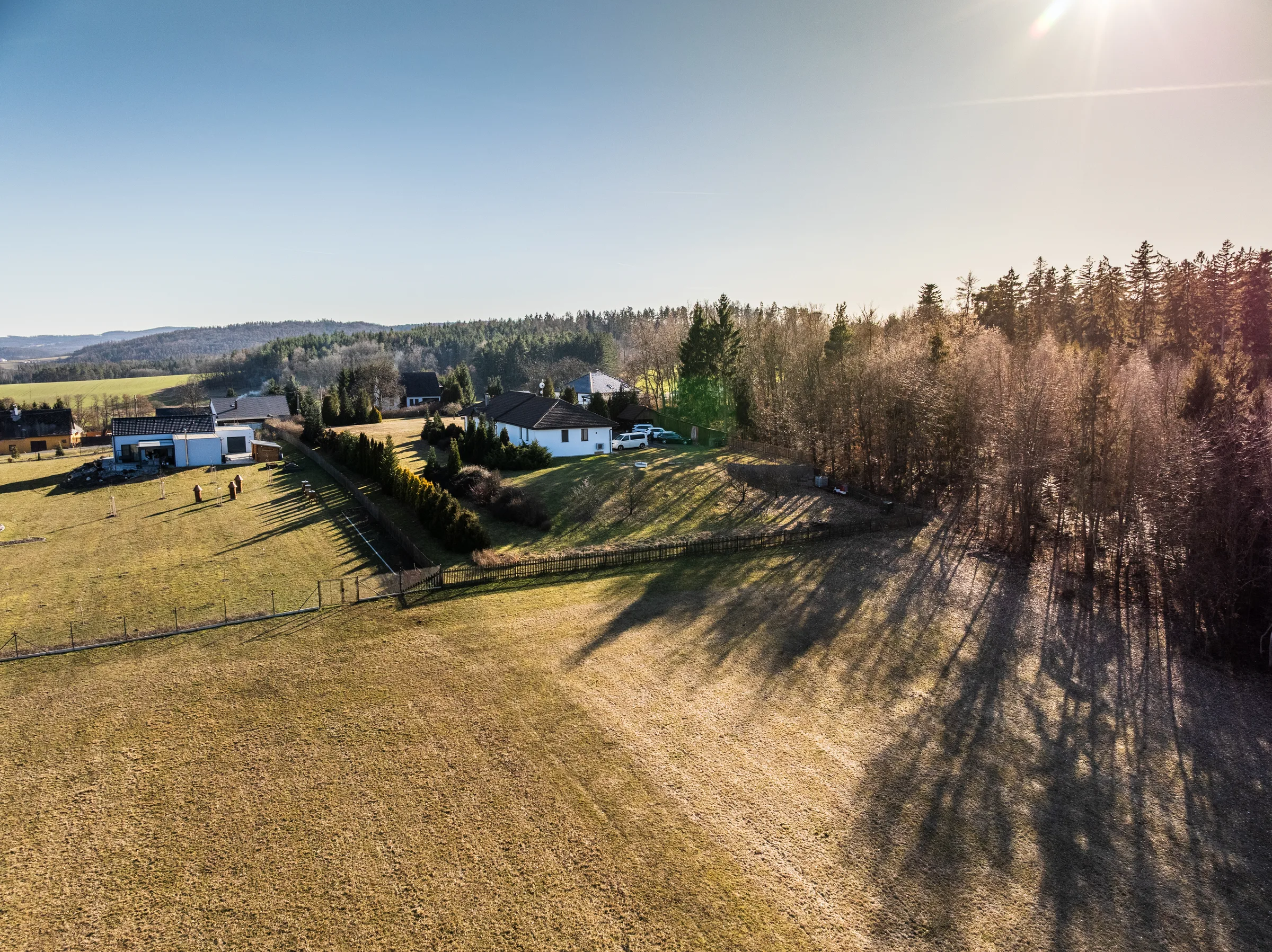 Jarní západ slunce