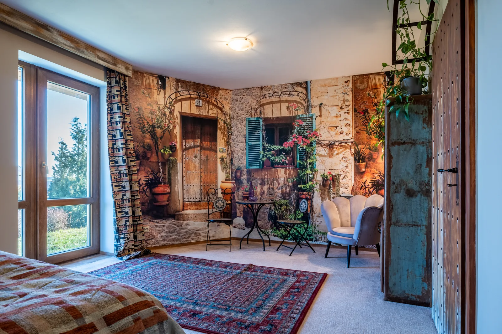 Ložnice - nástěnná malba