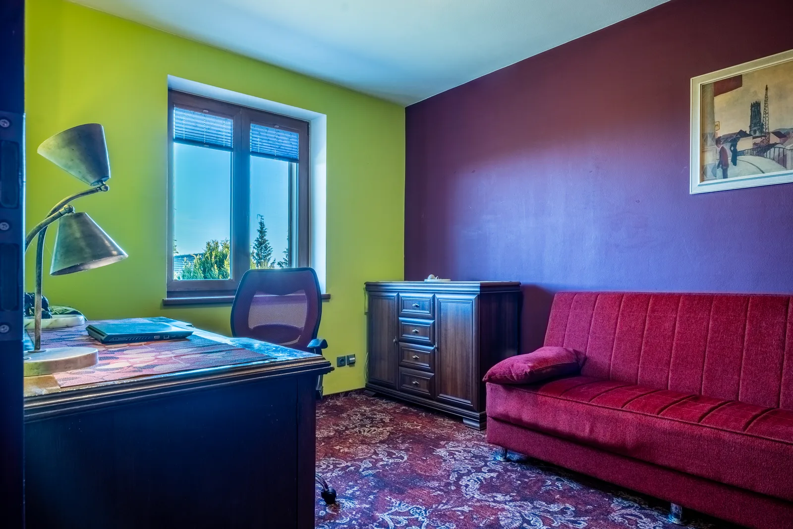 Pracovna - první pohled